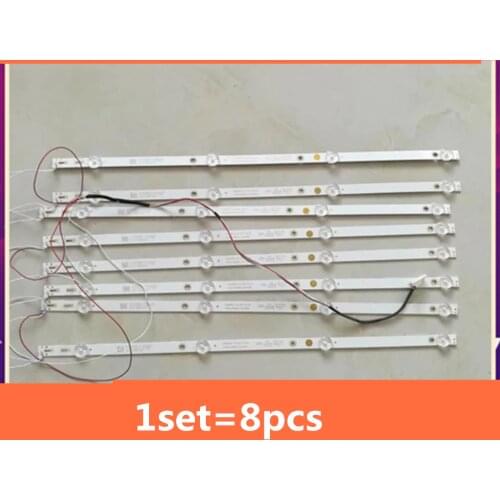 8pcs/set LED Backlight strip 4 lamp for Philips K490WDC1 49U5070 4708-K49WDC-A4113N01 A2213N01 49PUF6032/T3 2.0