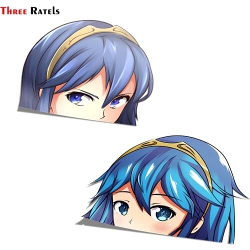 Three Ratels FC103 3D 2019 Lucina Peeker Vinyl Anime Girl Sticker Decal for Car Window and Bumper for Bike Motorcycle Laptop