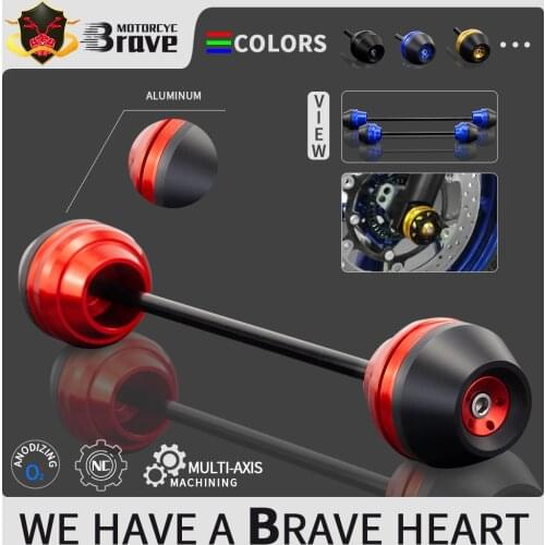 CNC Motorcycle Front Axle Fork Crash Sliders Protector For Yamaha YZF R25 R3 MT 03 25 YZFR3 ABS YZFR25 MT03 MT25 2019 2020