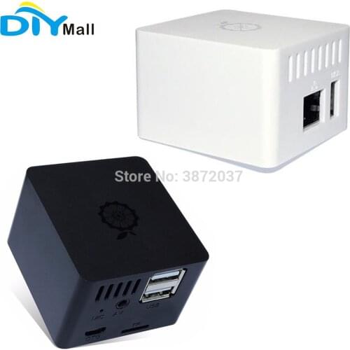 DIYmall Protective ABS Case for Orange Pi Zero Compatible with Expansion Board Black White