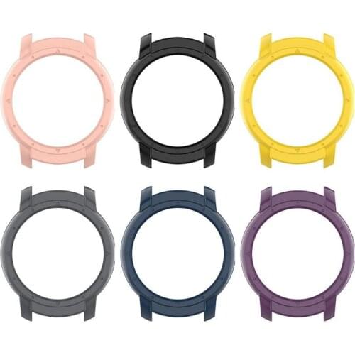 Anti-scratch PC Skin Protective Frame Hard Case Cover Prevent Scratches With Grease Fingerprints for Ticwatch E2 Smartwatch