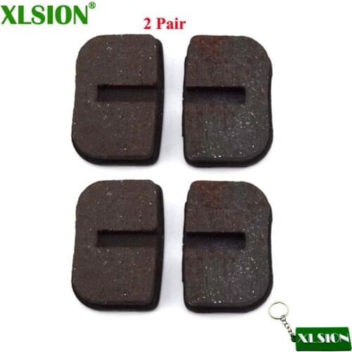 XLSION 2 pair Disc Brake Shoe Pads For 47cc 49cc Gas Minimoto Pocket Bike Mini Dirt Bike Scooter Baby Kid Crosser