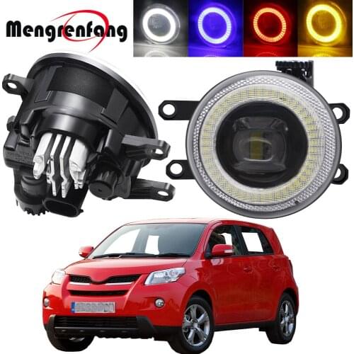 2in1 Car Right + Left LED Fog Light Assembly Angel Eye Daytime Running Lamp 30W 8000LM 12V For Toyota Urban Cruiser 2009-2014