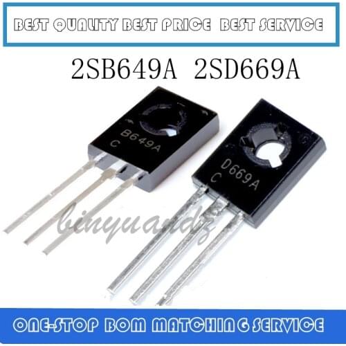 5PCS~20PCS B649A D669A 2SB649A 2SD669A TO-126