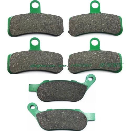 For HARLEY 1584 FXDF Fat Bob 2008 Disc Brake Pads Pill Front Rear