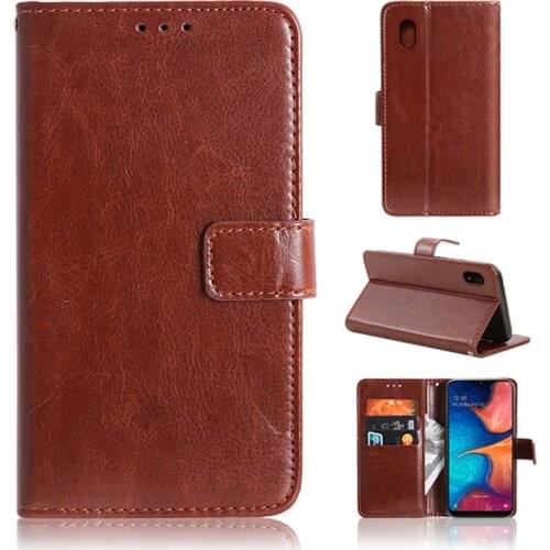 For Samsung A10 A20 A20E A2 Core A30 A40 A50 A60 A70S Case Flip Leather Wallet Case For Galaxy A6 A8 Plus A9 2018 Case Silicone