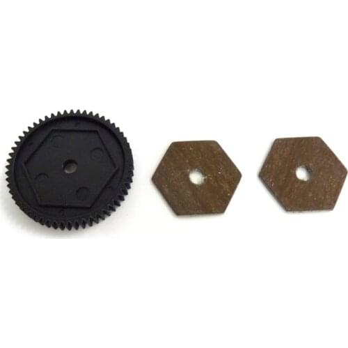 Himoto 1/10 scale RC CAR parts 31611 Main Gear 56T and Slipperpads 1P