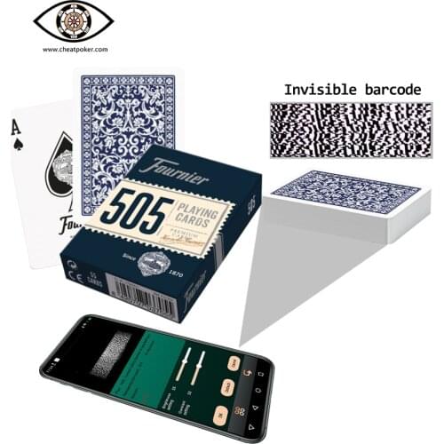 Fournier 818 Marked Playing Cards for Analyzer Plastic PokerSize Jumbo Index Deck Board Game Magic Anti Cheat Poker