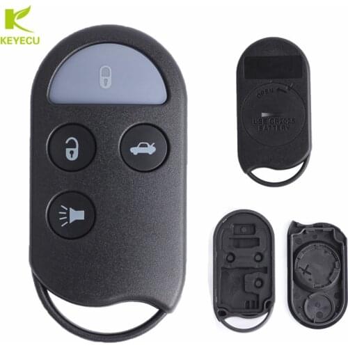 KEYECU New Replacement Remote key Shell Case Fob 4 Button for Infiniti I30 1995-1999 ,for Nissan Maxima 1995-1999