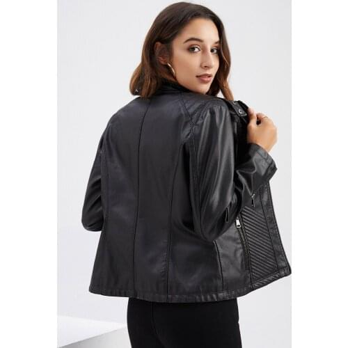 Женские зимние кожаные куртки MiSh iQiFUYun China At AliExpress