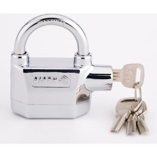 New Waterproof Sound Siren Alarm Motorcycle Lock Bicycle Lock Bicycle Safety And Anti-theft Locks 110 Db Alarm Pad