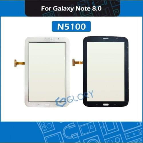 New Black White N5100 Touch Screen For Samsung Galaxy Note 8 GT-N5100 Display Touch Digitizer Sensor Glass Panel Replacement