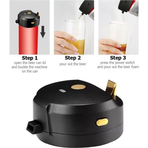 Beer Foamer Cream Bubble Foam Maker Portable Frother Maker Bubbler Micro-foam Creamy Beer Foam Maker For Beers Cabinet