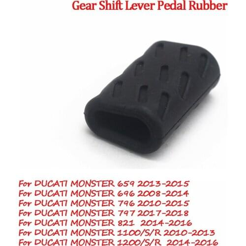 OLPAY Motorcycle Gear Shift Lever Pedal Rubber Foot-Operated Shift Lever For DUCATI MONSTER 659 696 796 797 821 1100 1200