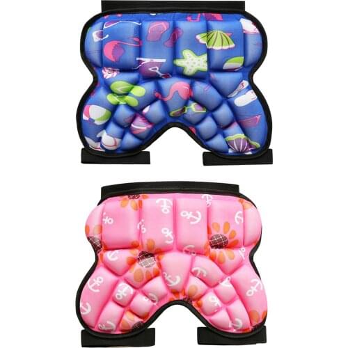 Kids Butt Protection Shorts Ski Skate Snowboard Protecting Pants Protection Thigh Buttocks Skid Resistance EVA Shock Expedient