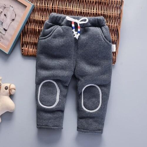Children Pants 2019 Autumn And Winter Clothes New Baby Boy Pants Thick Trousers 0-1-2-3 -4-5Years Old Kids Trousers
