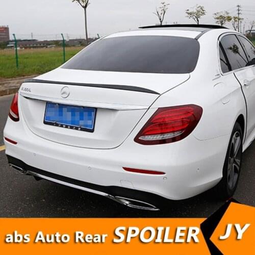 For Mercedes Benz W213 Spoiler 2016-2018 ZHUS E-class E200L E300L E320L E63 Spoiler High Quality ABS Car Rear Wing Spoiler