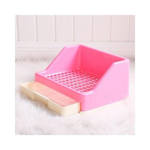 Pet Rabbit Drawer Type Toilet Rabbit Toilet Anti-Dumping Anti-Splash Potty Easy To Clean Rabbit Supplies Pet Supplies