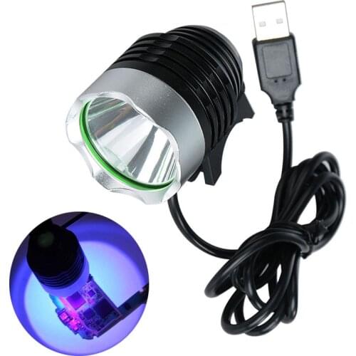 USB UV Sterilizer Ultraviolet light Green Oil Glue Curing Lamp Dryer LED Ultraviolet Light for Sterilization Phone Circuit Board