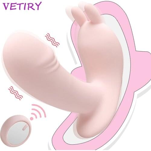 VETIRY Wearable Panties Vibrator Remote Control Dildo Vibrator 10 Speed Sex Toys for Woman Adult Products Clitoris Stimulation