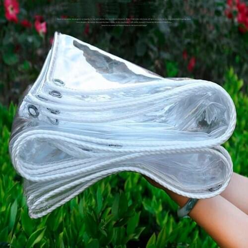 Custom Size Soft PVC Rain Tarp Waterproof Transparent Agricultural vegetable Greenhouse Shelter Clear Vinyl Poly Cover 400GSM