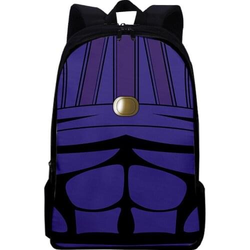 2020 Boys Girls Backpack 3D JoJos Bizarre Adventure Teenager Cosplay Waterproof Oxford Travel Bags School Bags Print Laptop Bag