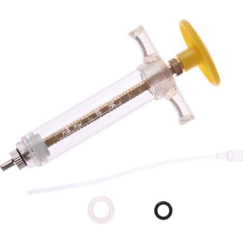 1pcs 10ml Hose Birds Feeding Syringe Injector Supplies Bird Feeders Parrot Chick Feeder Copper Head Syringe