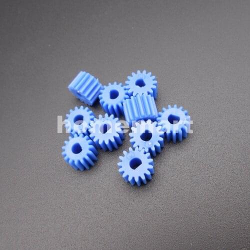 10PCS 15T D-Shape Blue Plastic Spur D Gear 0.5 Modulus Teeth =15 Aperture: 3mm for D-shaft D-motor 10PCS/LOT *FD493X10