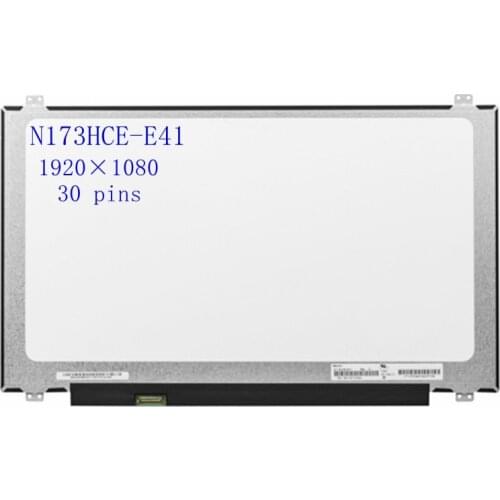 For DELL Alienware 17R2/R3/R4/R5 FHD laptop screen NV173FHM-N41 LP173WF4 SPF1 LTN173HL01 B173HAN01.0 slim 30pin