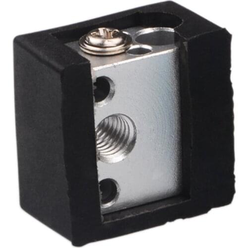 3sets High Quality CR10 Heater Block + MK8 Silicone Sock CR-10 Hotend Extruder For Creality Ender 3 Pro Ender 5 3D Printer