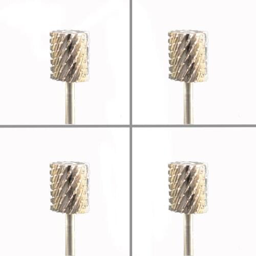 4pcs Carbide Nail Drill Bit -Big Barrel Bit - C