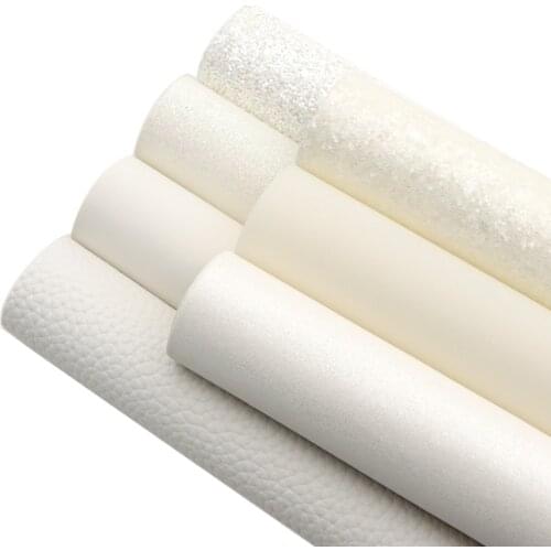 David accessories 20*33cm White Blue 7-8Pieces/set Star Bump Synthetic Leather Hair Bow Earrings Handbag Phone case,1Yc12569