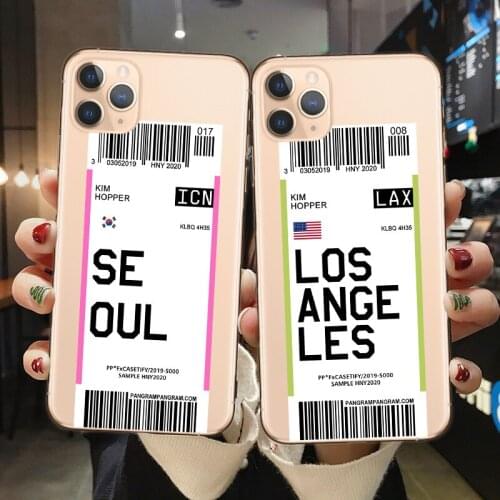 Hot ins Funny Bar Label World ticke phone case For iphone 6 plus 7 8 8plus 11 Pro X XS XR MAX soft silicone TPU back Cover coque