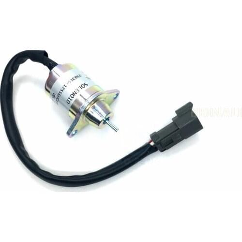 For YANMAR HYUNDAI R60-5/7 Flameout switch Flameout motor Triangle plug excavator accessories