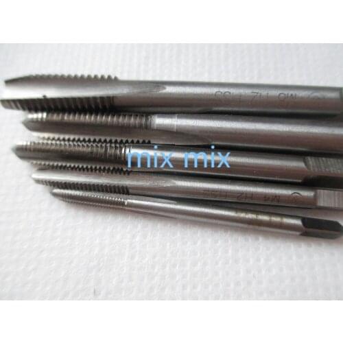 Fixmee 5Pcs Hss Machine Screw Thread Metric Plug Tap 3mm 4mm 5mm 6mm 8mm M3-M8 Set New