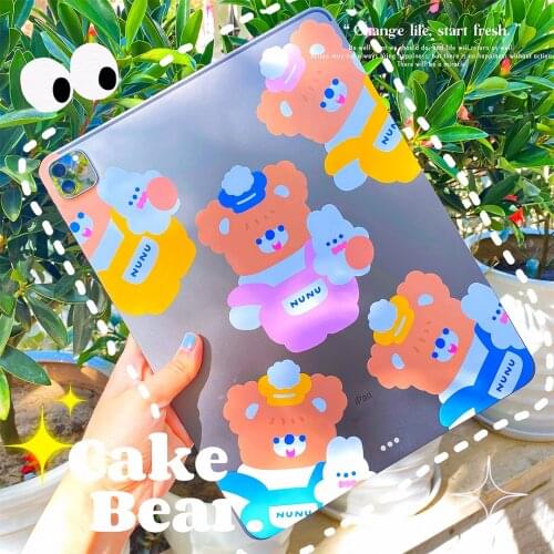 Cartoon Bear Big Sticker DIY Computer Luggage Storage Removable Sticker Kawaii Laptop Bag Cup Accessory Diary Scrapbooking Decor