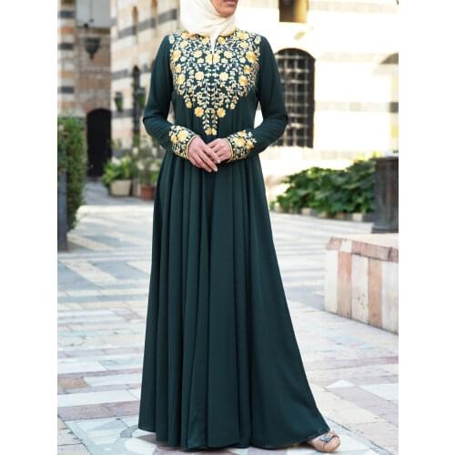 Islamic Clothing Muslim Abaya Dress Women Plus Size Moroccan Kaftan Turkey Kimono Jilbab Jubah Dubai Islam Robe Maxi Vestidos