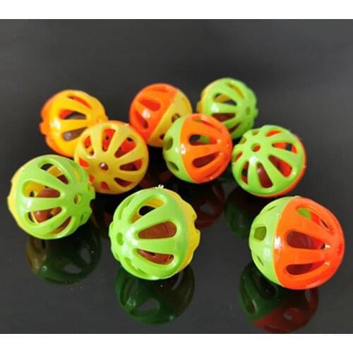 Dorakitten Mix Colors Cat Ball Toys Plastic Cat Bell Toy Cat Interactive Toy Pet Supplies Pet Accessories Set Random Color