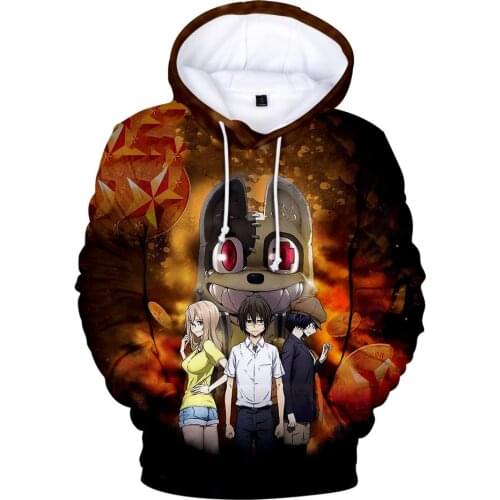 2021 New Gleipnir Hoodie 3D Unisex Long Sleeve Sweatshirt Men/women Hoodie Anime Harajuku Clothes Oversized Couple Kids Clothes