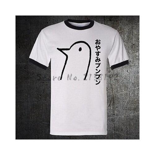 Oyasumi Punpun Onodera Anime Manga Ringer T-Shirt men raglan brand t shirt cotton male top tees