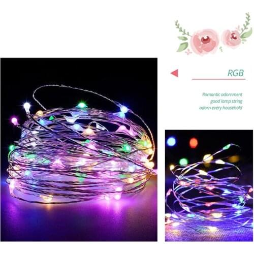 1-10M LED String Lights With Clips Celebrity Room Decoration Photo Studio Wall Lights String Bright Fairy String Lights 5Z