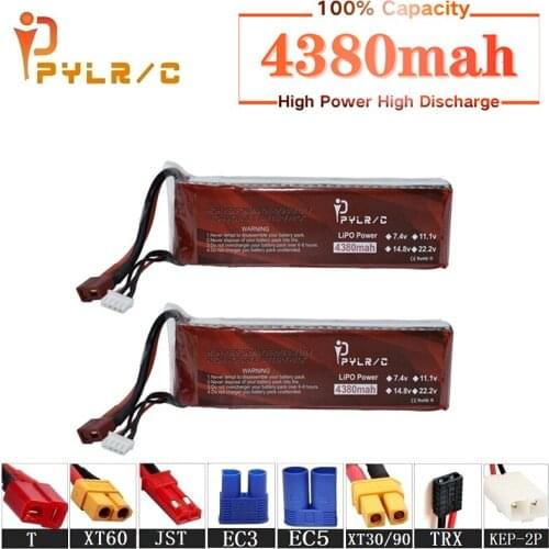 High Rate 11.1v 4380mAh Lipo Battery For RC Helicopter Parts 3s Lithium battery 11.1v 45C RC Cars Airplanes Drone Battery T/XT60