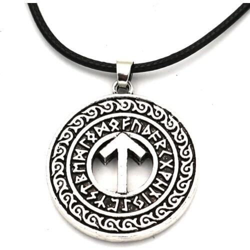 1pcs Nordic Vikings Rune Amulet Pendant Necklace Viking Knot Original Amulet Pendant Necklace Talisman