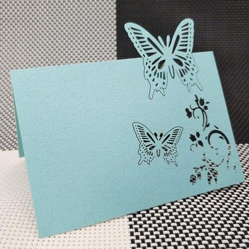 100pcs/Lot Table Name Place Cards Table Tent Cards Name Tags Table Card Seating Cards Wedding Party Baby Shower 8Z-SH075