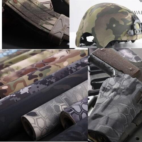 20CM Widt Self adhesive elastic elastic adhesive cloth MC camouflage tape multi functional outdoor Camouflage DIY tactical cloth