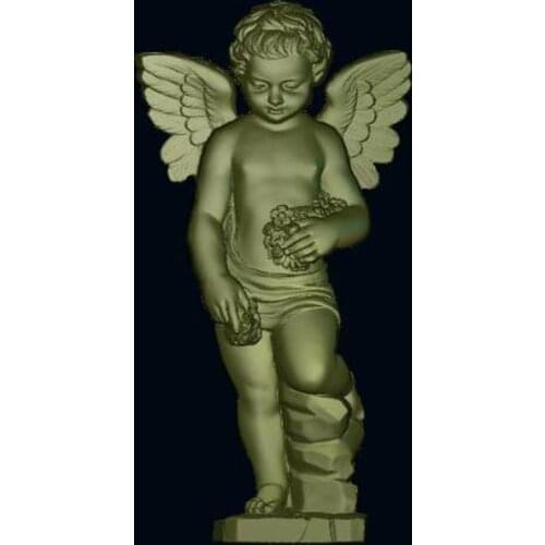 3d model relief for cnc in STL file format angel_5