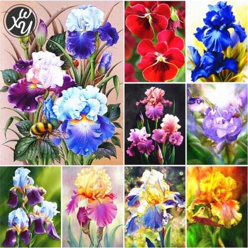 Diamond Painting Flowers Diy 5D Diamond Mosaic Orchid Cross Stitch Kits Rhinestone Sale Handmade Handicraft Gift for Decoration