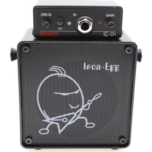 MOEN IRON-EGG Guitar Practise Speaker NO Noise Mini Size Portable 3W Power Guitar Accessories