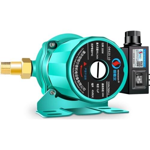160W 80L/min Tap water home automatic silent booster pump solar water heater pressure pump 220V small pipeline water pump