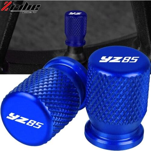 For Yamaha YZ85 Motorcycle Accessorie Wheel Tire Valve Stem Caps CNC Airtight Covers For Yamaha YZ80 YZ85 YZ 80 85 1998-1999